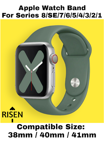 Pine Green silicone strap for apple watch band 45 mm variants 50.png