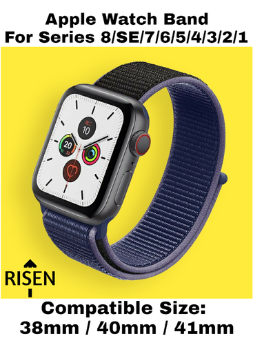 midnight black nylon loop strap for apple watch band 44 variants 42.png