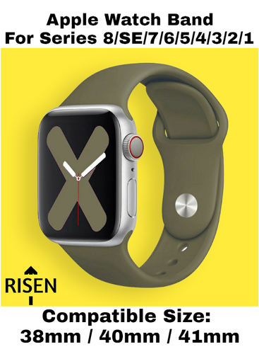 Khaki silicone strap for apple watch band 45 mm variants 53.png