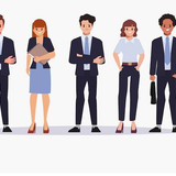 business people teamwork suit clothes 40876 2435