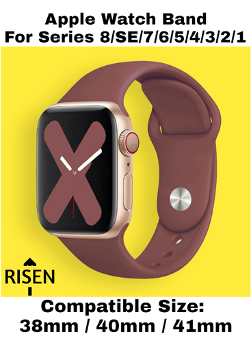 Wine red silicone strap for apple watch band 45 mm variants 38.png