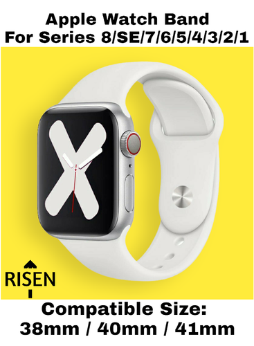White silicone strap for apple watch band 45 mm variants 8.png
