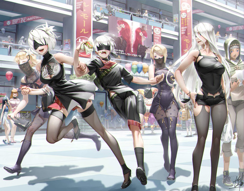  yorha no 2 type b yorha no 9 type s pod yorha type a no 2 yorha commander and 7 more nier and 1 mor.jpg