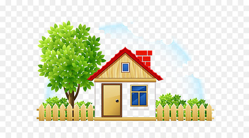 kisspng house cartoon drawing cottage house fence 5a9a8679c17d58.5049055615200764097925.jpg