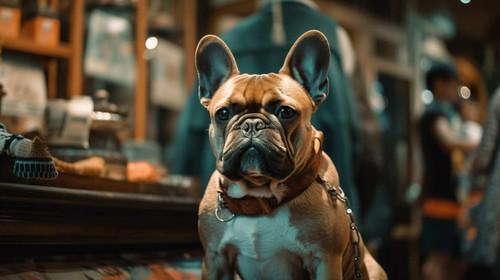ZeusCorleone french bulldog at a clothes store by Luca Bravo un d33189b8 3db0 4b5f 969d f3522723bd7a.jpg