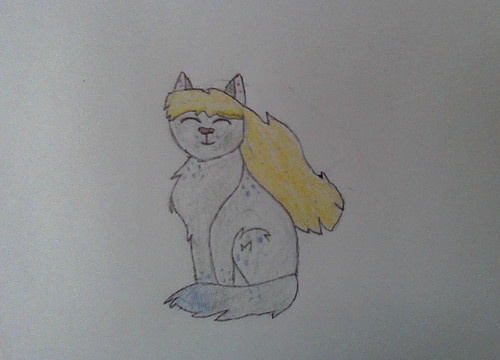 Ashfur with blonde hair!