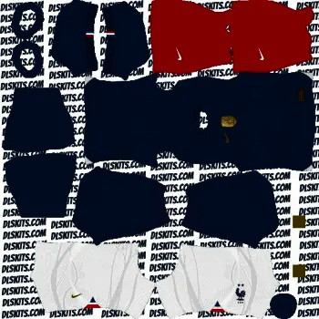 France FIFA World Cup Home Kit 2022 for Dream League Soccer.jpg