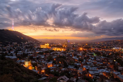 sunset in Tbilisi Georgia.jpg