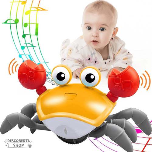 Caranguejo Fujão Brinquedo Interativo com Luzes Alto yyth.png