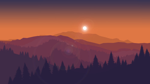sunset minimal landscape 4k.jpg