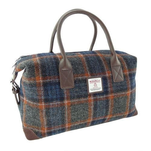 women s harris tweed esk overnight bag in grey with rust overcheck lb1006 col127 4752 p.jpg