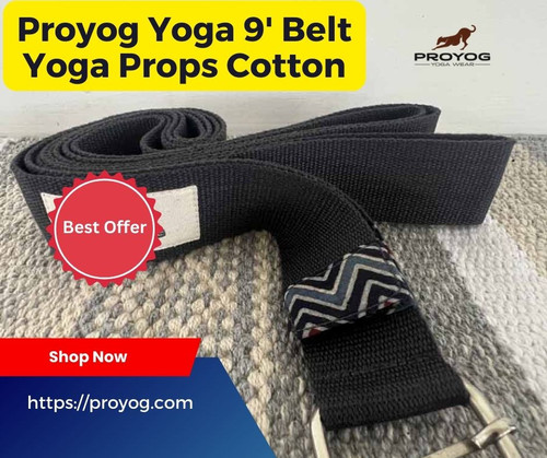 Proyog Yoga 9' Belt Yoga Props Cotton.jpg