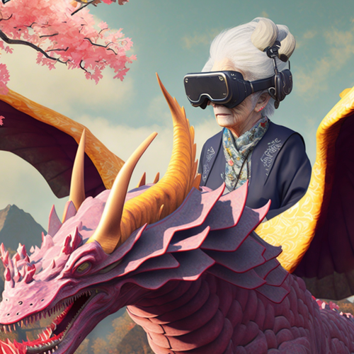 Alyaska granny with vr glasses flies on top of japanese dragon 0d557aab cbeb 432d 851c 8091c92333d7.png
