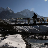 Pemba and Ama Dablam 6856m in background