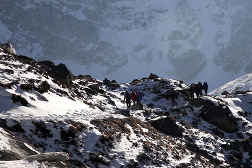 The group trekking on Dusa 4580.jpg