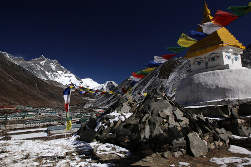 Dingboche with Lhotse 8414m in the background.jpg