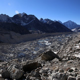 Looking S down the Khumbu Glacier