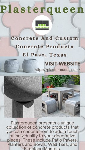 Concrete And Custom Concrete Products In El Paso, Texas Plasterqueen Concrete.png