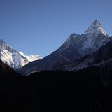 Lhotse and Ama Dablam
