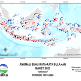 Anomali Suhu Mar 2023