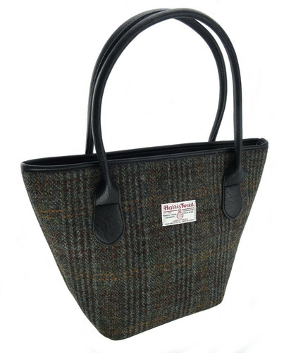 women s harris tweed kinloch tote bag in dark green brown check lb1008 col28 4765 p.jpg