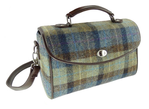 ladies harris tweed calder new style satchel in beige blue tartan lb1021 col58 4782 p.jpg