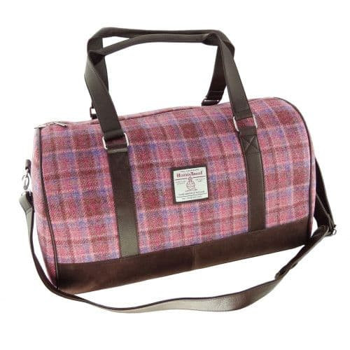 harris tweed clyde weekend bag in pink check lb1026 col103 8408 p.jpg