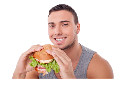 attractive man eating hamburger he 260nw 310832510 removebg preview.png