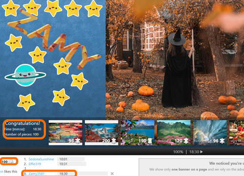 Oct Nov Monthly puzzle Medium puzzle 14