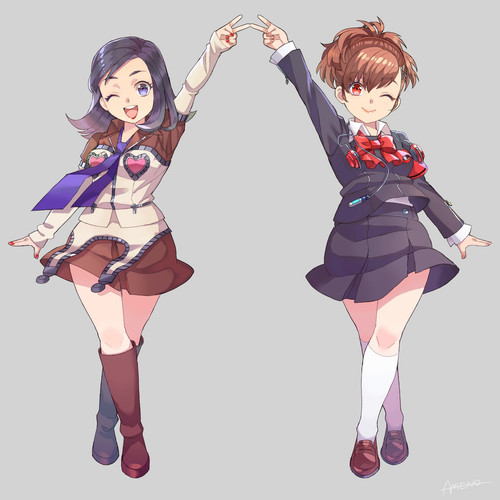 Persona 3 Portable Kotone e Maya (by Amenoimo).jpg