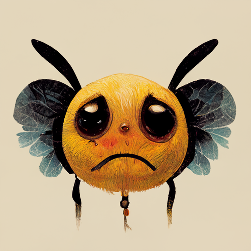 SpeakDrawPrint sad crying bee 0d4ef169 faa0 4b22 9324 385276247b76.png