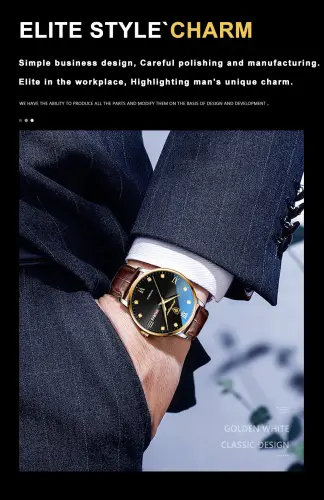 POEDAGAR Men's Watches Top Brand Luxury Men Wrist Watch Leather Quartz Watch 4.webp