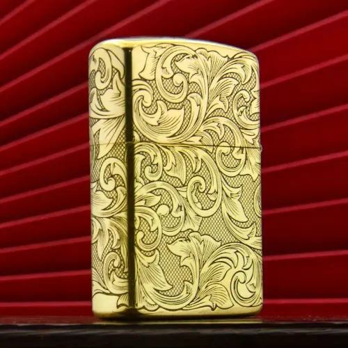 ZORRO Tang grass sexy mermaid Brass five sided carved kerosene lighter Fashionable lighter.webp
