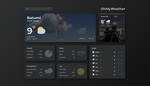 GitHub - jetseoo/forecast: Weather forecast app using React.js