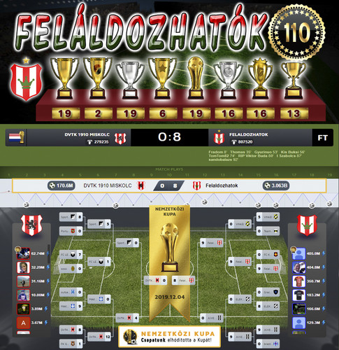 Nemzetközi kupa Döntő 85.Szezon (110.Kupa)