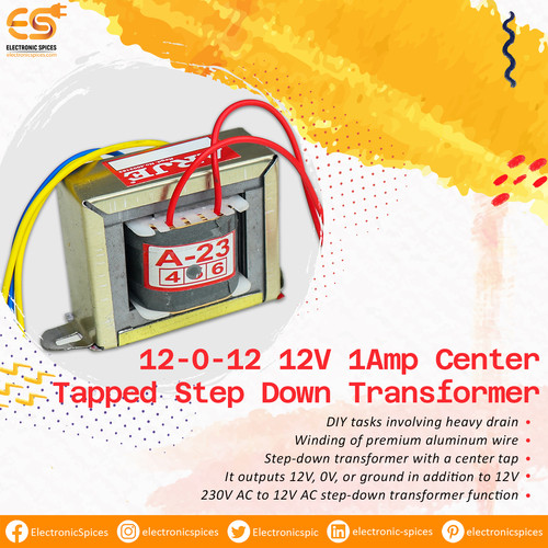 12 0 12 12V 1Amp Center Tapped Step Down Transformer.jpg