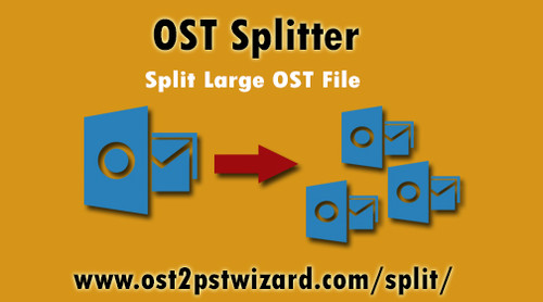 Download best OST splitter to divide OST file into several parts. It easily split oversized OST file into small files to reduce OST file size without losing any data.

More Info:- http://ost2pstwizard.com/split/