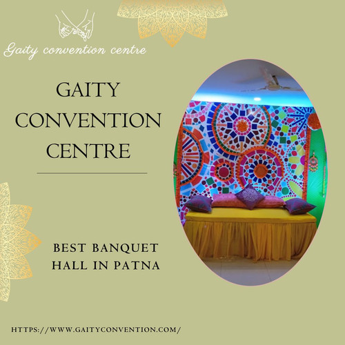 Gaity Convention Centre is one of the best banquet halls and marriage halls in Patna. It is located in the heart of the city. Know more 
https://patna.locanto.me/ID_6516050522/Best-Banquet-Hall-and-Marriage-Hall-in-Patna-Gaity-Convention-Ce.html&myads