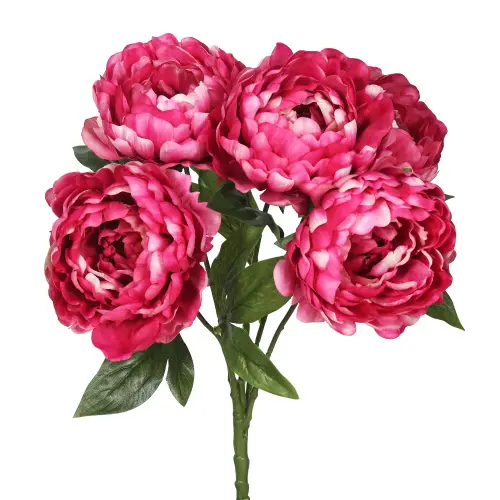 Vickerman 20 Artificial Hot Pink Peony Bunch 4a9e6b22 d8cf 4b26 83e0 8f4b02218599.f9633a916b5de974e4.webp