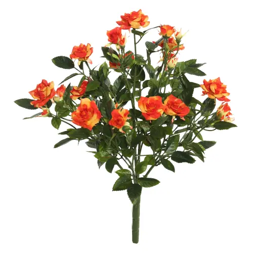 Vickerman 15 Artificial Orange Mini Diamond Rose Bush aabbeb19 ce08 4361 86b9 d404e5cbfca8.a35a132b3.webp