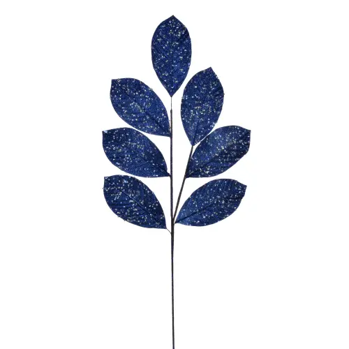 Vickerman 27 Artificial Midnight Blue Glitter Leaf Christmas Spray 4 per bag 15e89938 eb10 4d3f a2fe.webp