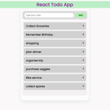 Rect Todo using ContextAPI