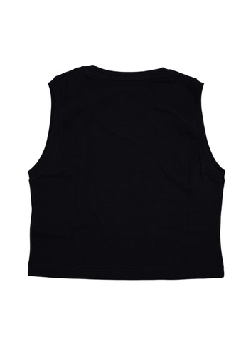 gaelle paris kids canotta nero logo borchie bambina b.jpg