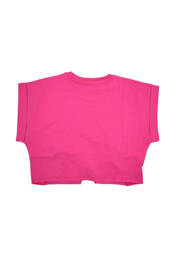 gaelle paris kids t shirt manica corta fucsia borchie bambina b.jpg