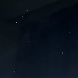 A photo of some stars (Orion's Belt are the 3 in a row) 13.02.2023