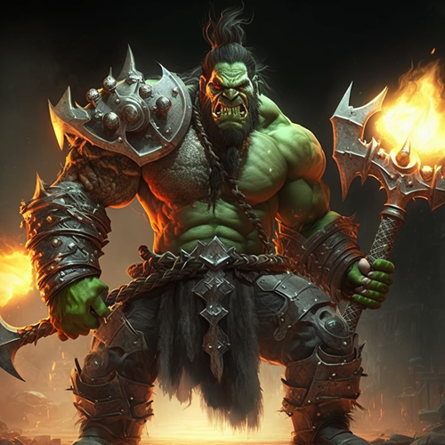 Ranthor world of warcraft dark green orc fury warrior in fighti ec703f03 735f 4f3c a55f aebc870fe42d.png