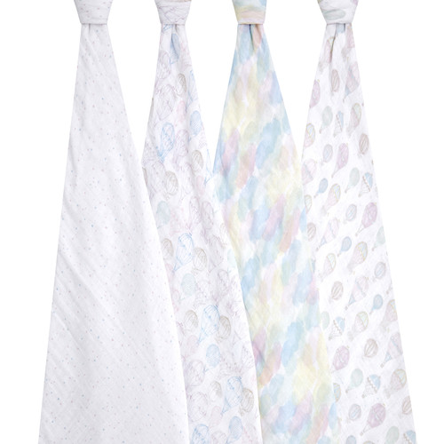 ASWO40006 1 baby organic cotton muslin swaddles above the clouds 4pack.jpg