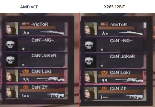 AMD VCE vs X265 12BIT.png