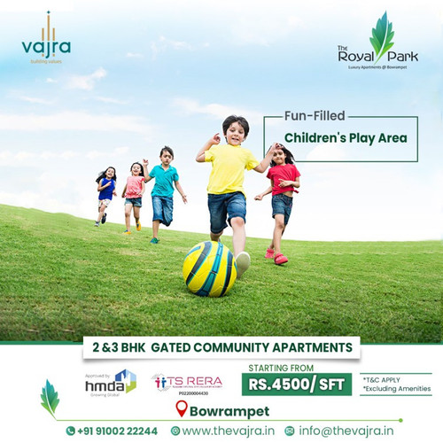 2 and 3BHK apartments for sale in bowrampet Vajradevelopers.jpg