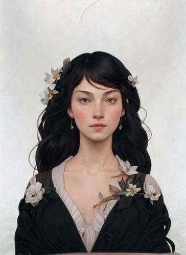 geo2099 style analog style young woman delicate face with bloom by sandro botticelli renaud matg (34.png